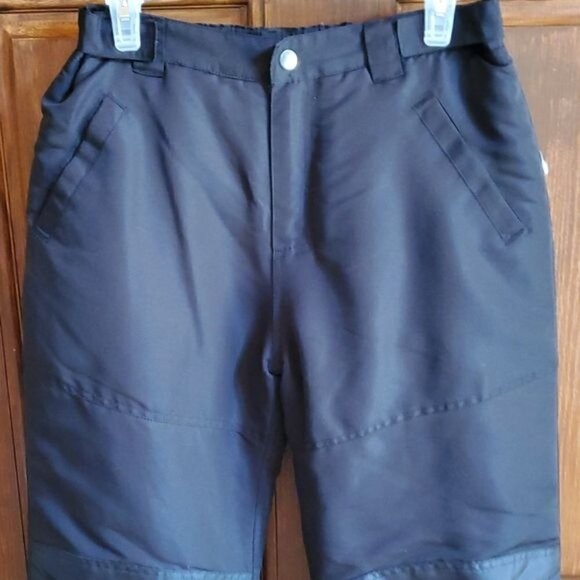 Energy Zone Black Insulated Reinforced Knee Sz XL (14-16) Snowpants with Pockets - Picture 2 of 9